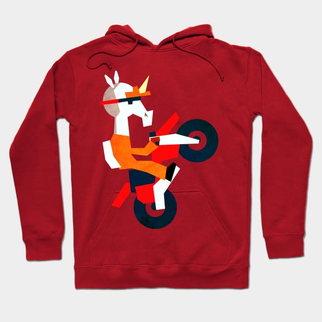 Unicorn Bike Hoodie by Thatssounicorny